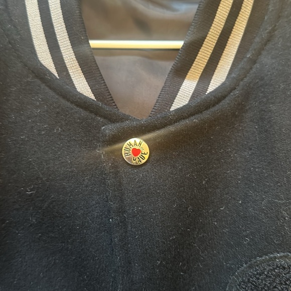 Human Made KAWS Varsity Jacket Black LARGE - Picture 5 of 5